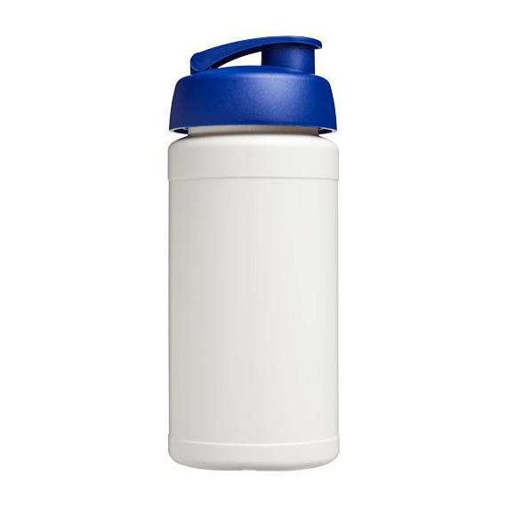 Bouteille publicitaire de sport Baseline® Plus 500 ml avec couvercle à clapet