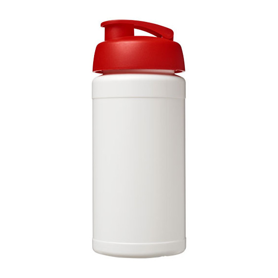 Bouteille publicitaire de sport Baseline® Plus 500 ml avec couvercle à clapet