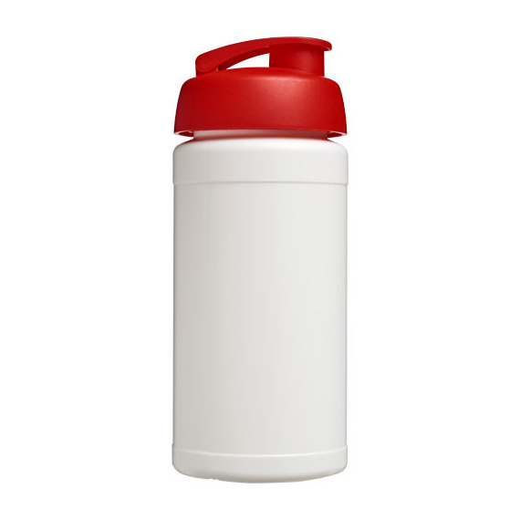 Bouteille publicitaire de sport Baseline® Plus 500 ml avec couvercle à clapet