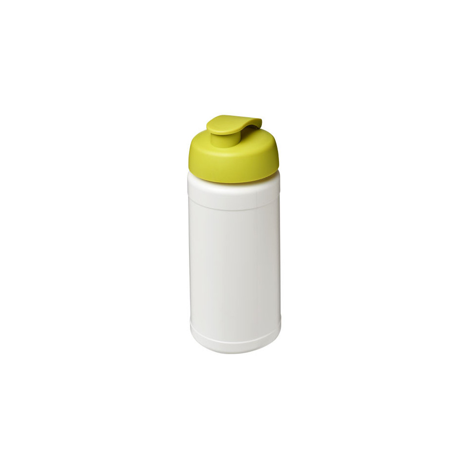 Bouteille publicitaire de sport Baseline® Plus 500 ml avec couvercle à clapet