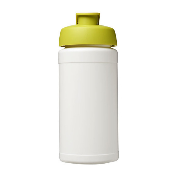 Bouteille publicitaire de sport Baseline® Plus 500 ml avec couvercle à clapet