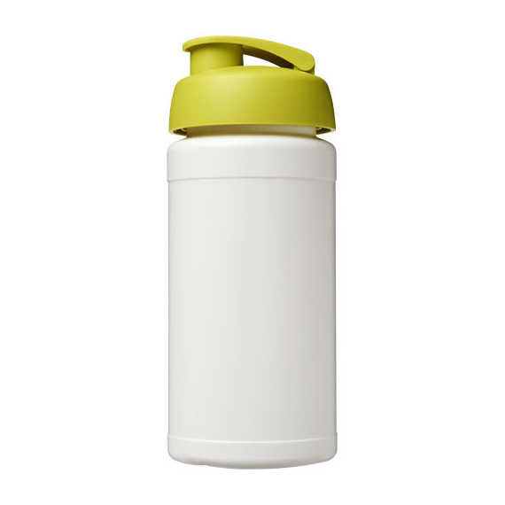 Bouteille publicitaire de sport Baseline® Plus 500 ml avec couvercle à clapet