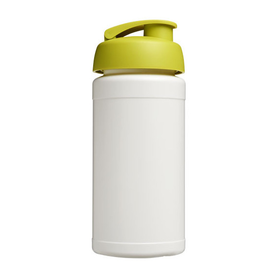 Bouteille publicitaire de sport Baseline® Plus 500 ml avec couvercle à clapet