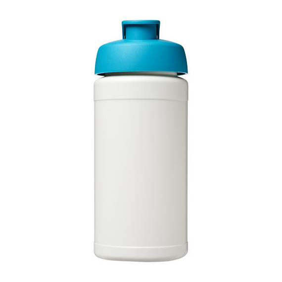 Bouteille publicitaire de sport Baseline® Plus 500 ml avec couvercle à clapet