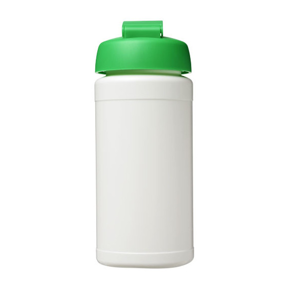 Bouteille publicitaire de sport Baseline® Plus 500 ml avec couvercle à clapet