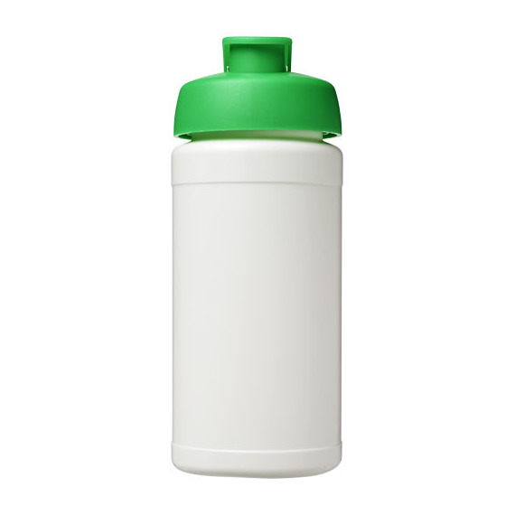 Bouteille publicitaire de sport Baseline® Plus 500 ml avec couvercle à clapet