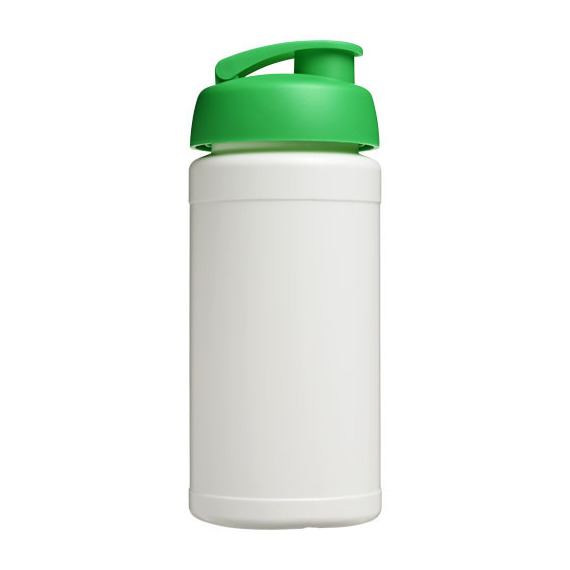 Bouteille publicitaire de sport Baseline® Plus 500 ml avec couvercle à clapet