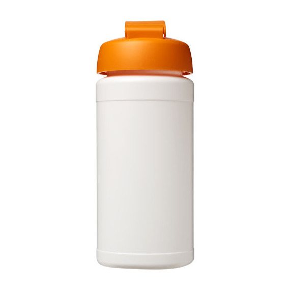 Bouteille publicitaire de sport Baseline® Plus 500 ml avec couvercle à clapet