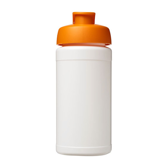 Bouteille publicitaire de sport Baseline® Plus 500 ml avec couvercle à clapet