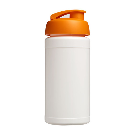 Bouteille publicitaire de sport Baseline® Plus 500 ml avec couvercle à clapet