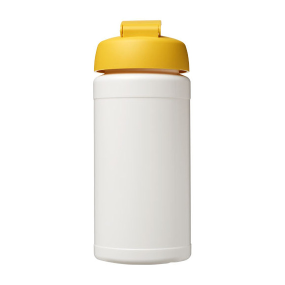 Bouteille publicitaire de sport Baseline® Plus 500 ml avec couvercle à clapet