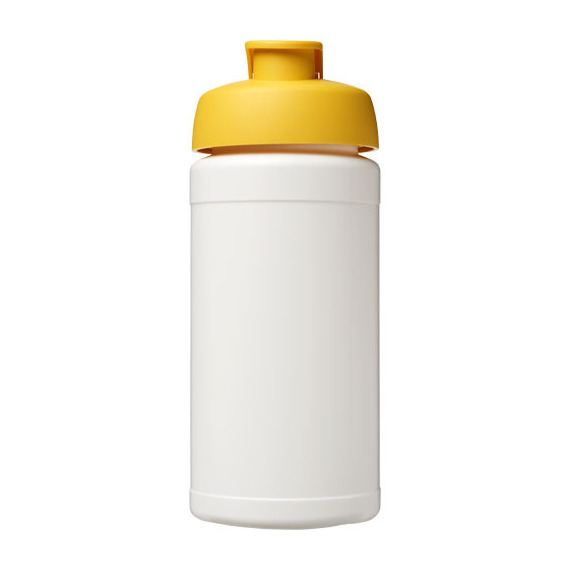 Bouteille publicitaire de sport Baseline® Plus 500 ml avec couvercle à clapet