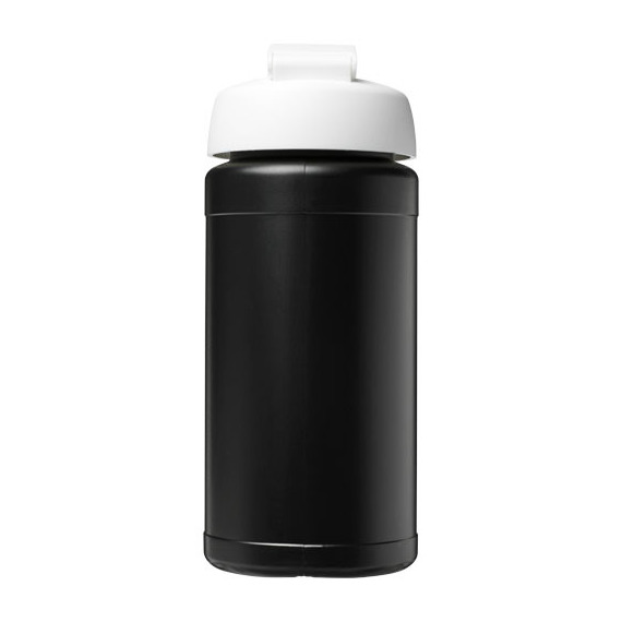 Bouteille publicitaire de sport Baseline® Plus 500 ml avec couvercle à clapet