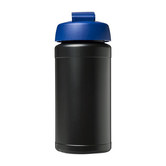 Bouteille publicitaire de sport Baseline® Plus 500 ml avec couvercle à clapet