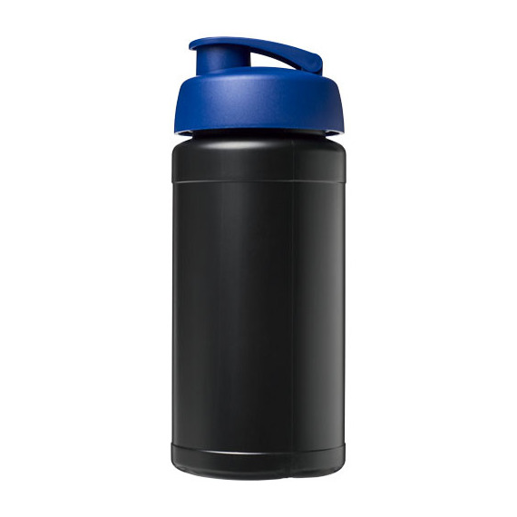 Bouteille publicitaire de sport Baseline® Plus 500 ml avec couvercle à clapet