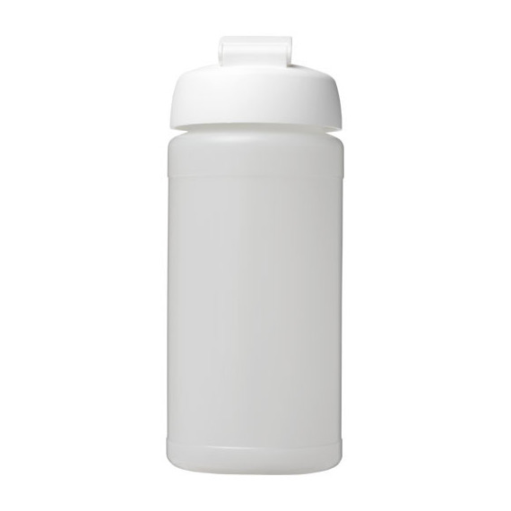 Bouteille publicitaire de sport Baseline® Plus 500 ml avec couvercle à clapet