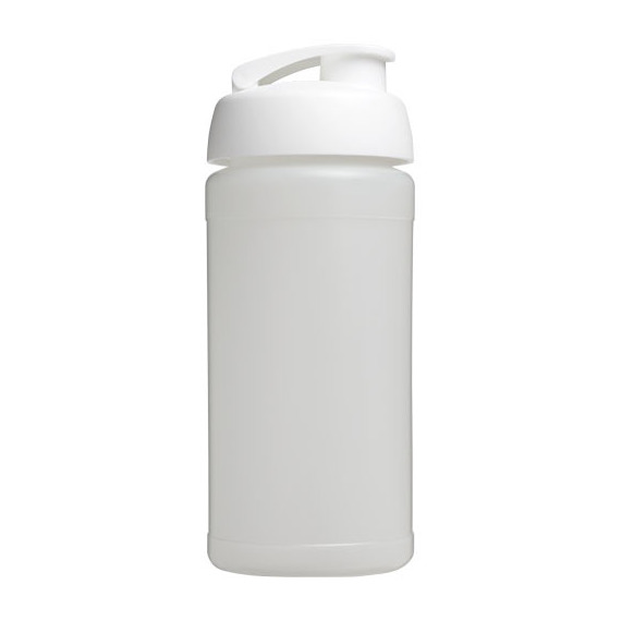 Bouteille publicitaire de sport Baseline® Plus 500 ml avec couvercle à clapet