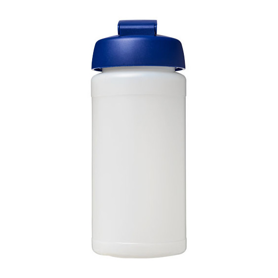 Bouteille publicitaire de sport Baseline® Plus 500 ml avec couvercle à clapet