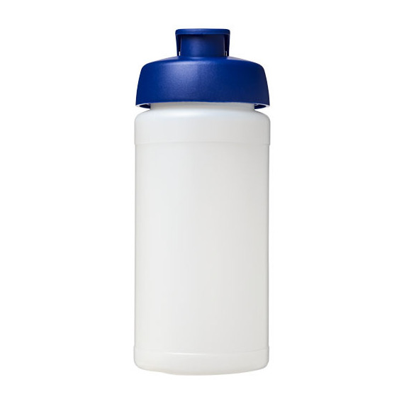 Bouteille publicitaire de sport Baseline® Plus 500 ml avec couvercle à clapet