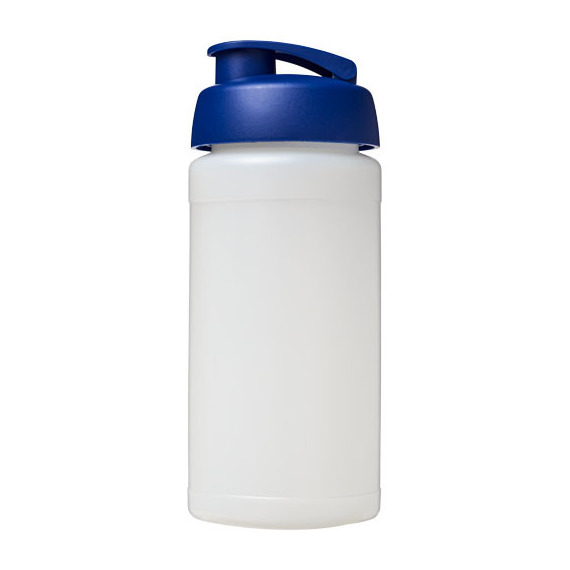 Bouteille publicitaire de sport Baseline® Plus 500 ml avec couvercle à clapet