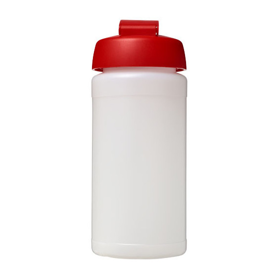 Bouteille publicitaire de sport Baseline® Plus 500 ml avec couvercle à clapet