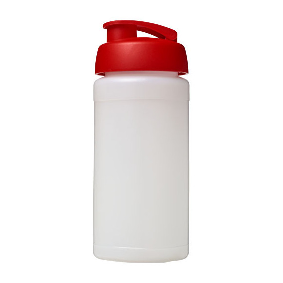 Bouteille publicitaire de sport Baseline® Plus 500 ml avec couvercle à clapet