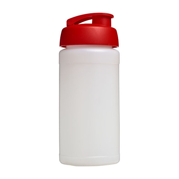 Bouteille publicitaire de sport Baseline® Plus 500 ml avec couvercle à clapet