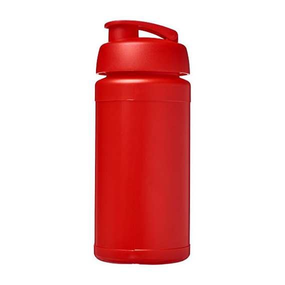 Bouteille publicitaire de sport Baseline® Plus 500 ml avec couvercle à clapet