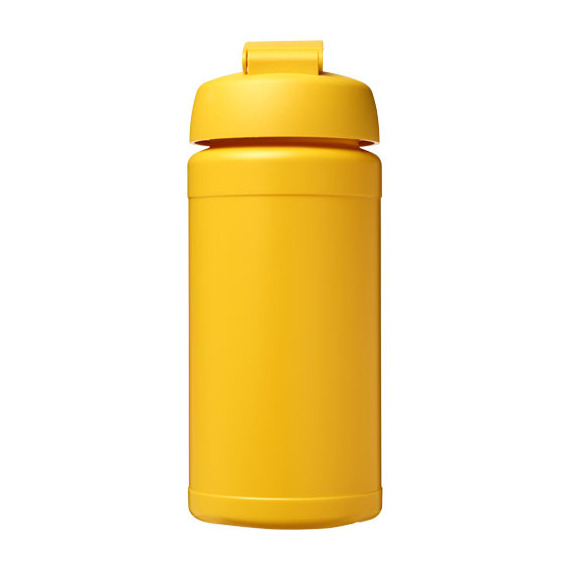 Bouteille publicitaire de sport Baseline® Plus 500 ml avec couvercle à clapet