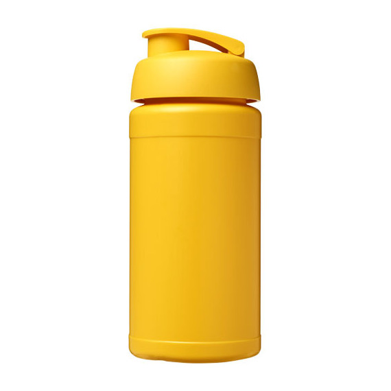 Bouteille publicitaire de sport Baseline® Plus 500 ml avec couvercle à clapet