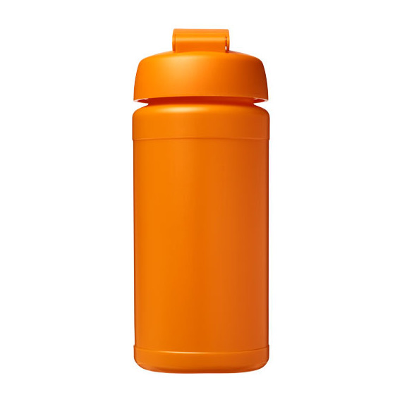 Bouteille publicitaire de sport Baseline® Plus 500 ml avec couvercle à clapet