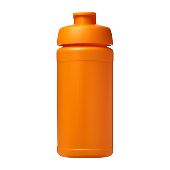 Bouteille publicitaire de sport Baseline® Plus 500 ml avec couvercle à clapet