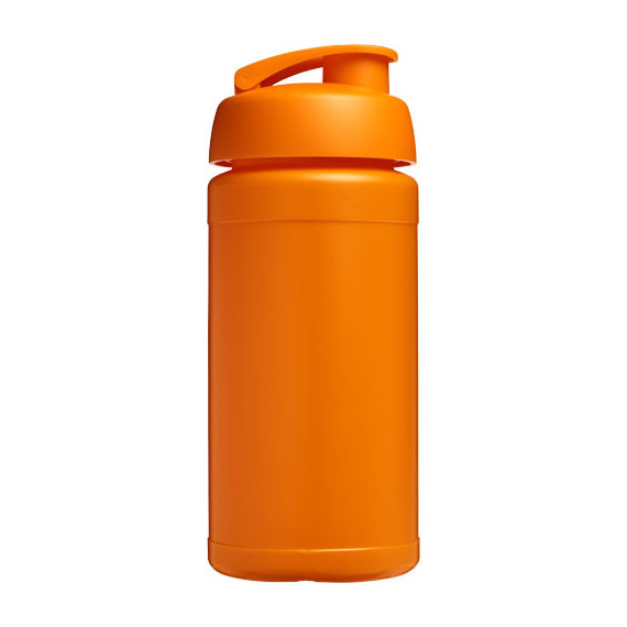 Bouteille publicitaire de sport Baseline® Plus 500 ml avec couvercle à clapet