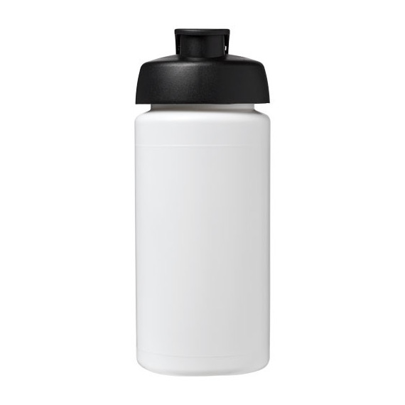 Bouteille publicitaire de sport Baseline® Plus GRIP 500ml avec couvercle à clapet