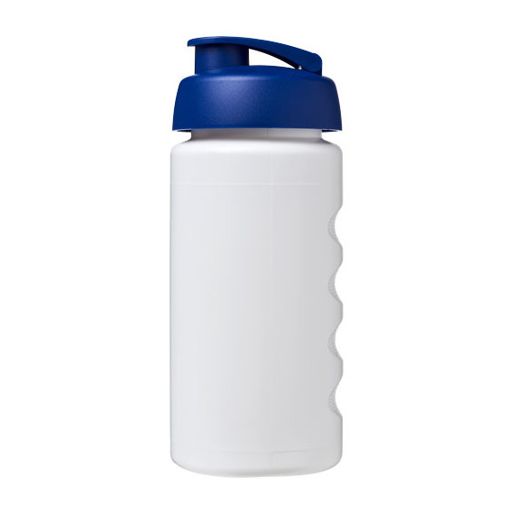 Bouteille publicitaire de sport Baseline® Plus GRIP 500ml avec couvercle à clapet