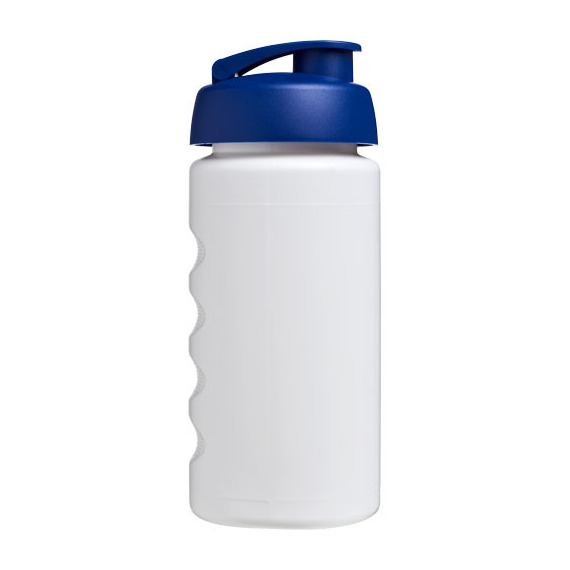 Bouteille publicitaire de sport Baseline® Plus GRIP 500ml avec couvercle à clapet