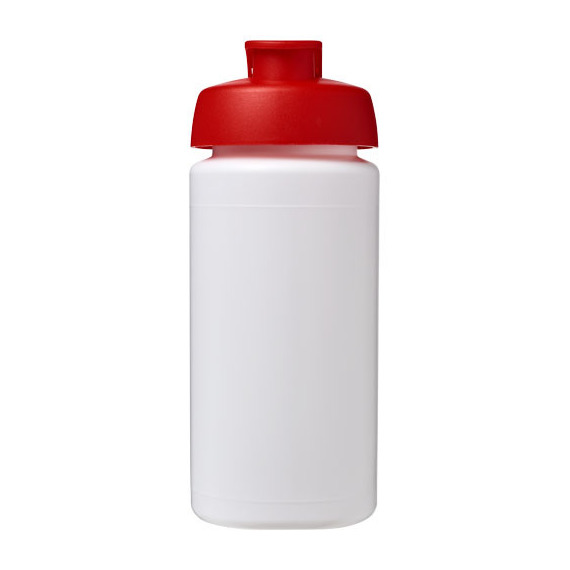 Bouteille publicitaire de sport Baseline® Plus GRIP 500ml avec couvercle à clapet