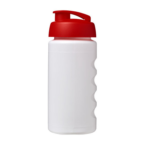 Bouteille publicitaire de sport Baseline® Plus GRIP 500ml avec couvercle à clapet