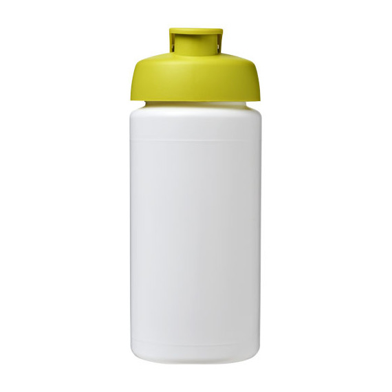 Bouteille publicitaire de sport Baseline® Plus GRIP 500ml avec couvercle à clapet