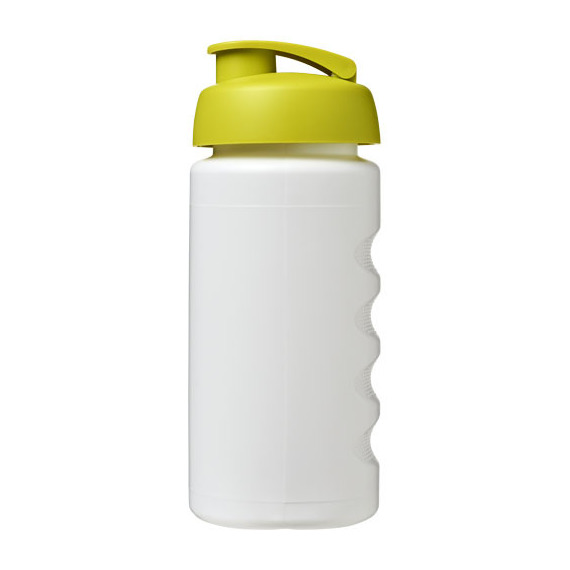 Bouteille publicitaire de sport Baseline® Plus GRIP 500ml avec couvercle à clapet