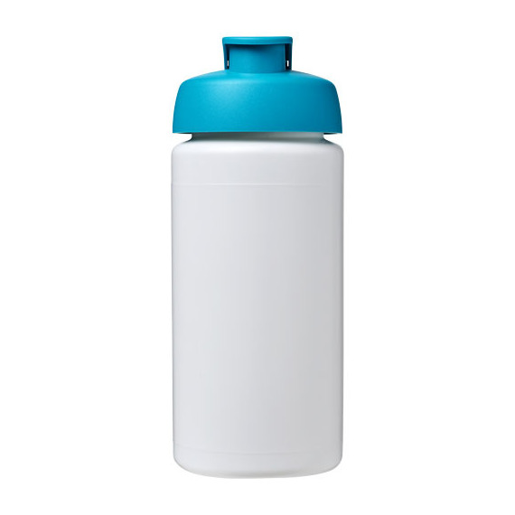 Bouteille publicitaire de sport Baseline® Plus GRIP 500ml avec couvercle à clapet