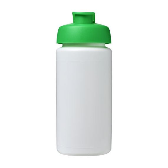 Bouteille publicitaire de sport Baseline® Plus GRIP 500ml avec couvercle à clapet