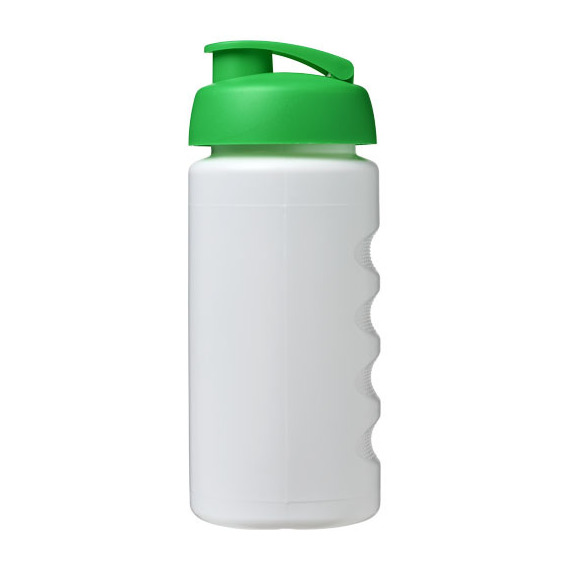 Bouteille publicitaire de sport Baseline® Plus GRIP 500ml avec couvercle à clapet