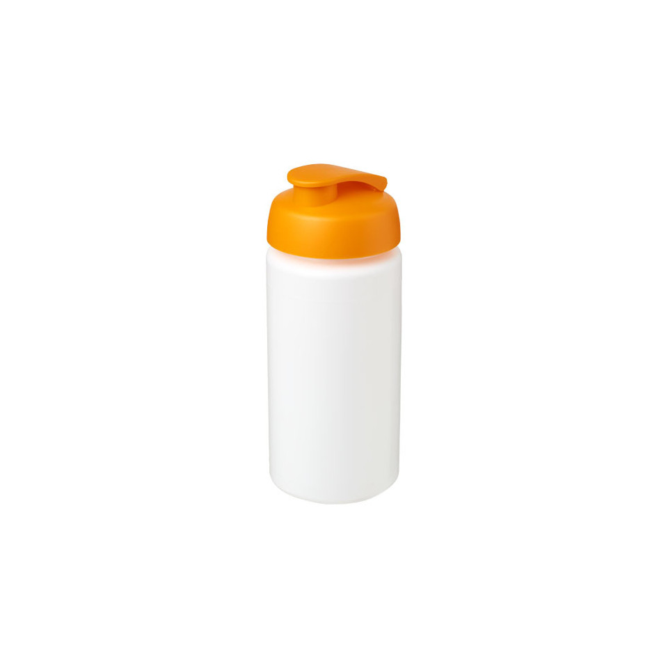 Bouteille publicitaire de sport Baseline® Plus GRIP 500ml avec couvercle à clapet