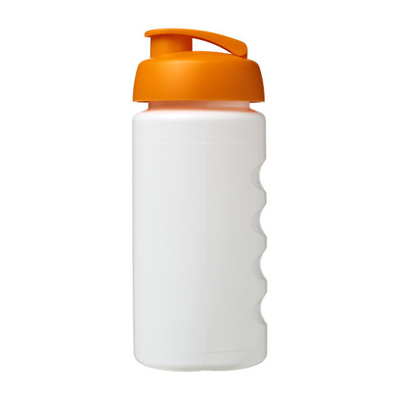 Bouteille publicitaire de sport Baseline® Plus GRIP 500ml avec couvercle à clapet