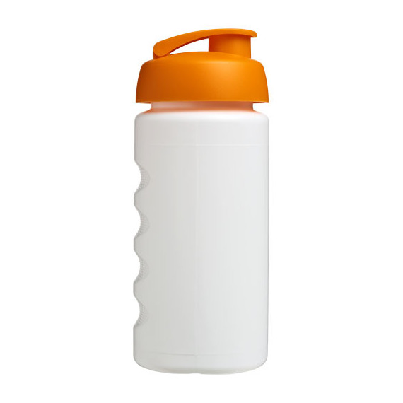 Bouteille publicitaire de sport Baseline® Plus GRIP 500ml avec couvercle à clapet