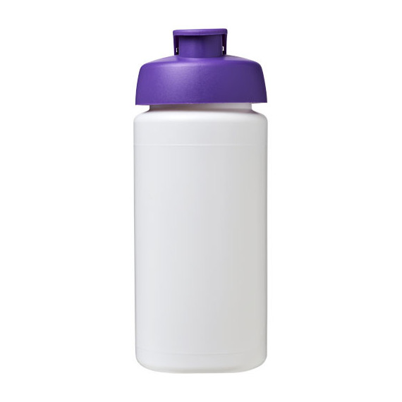 Bouteille publicitaire de sport Baseline® Plus GRIP 500ml avec couvercle à clapet