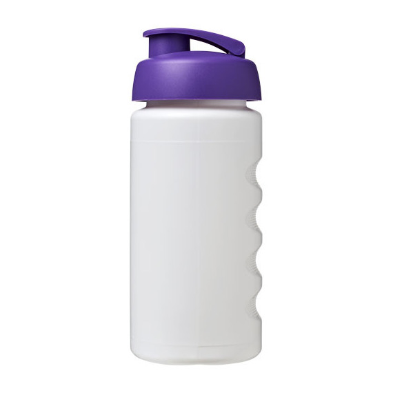 Bouteille publicitaire de sport Baseline® Plus GRIP 500ml avec couvercle à clapet