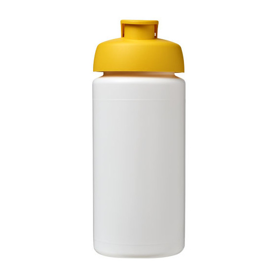 Bouteille publicitaire de sport Baseline® Plus GRIP 500ml avec couvercle à clapet