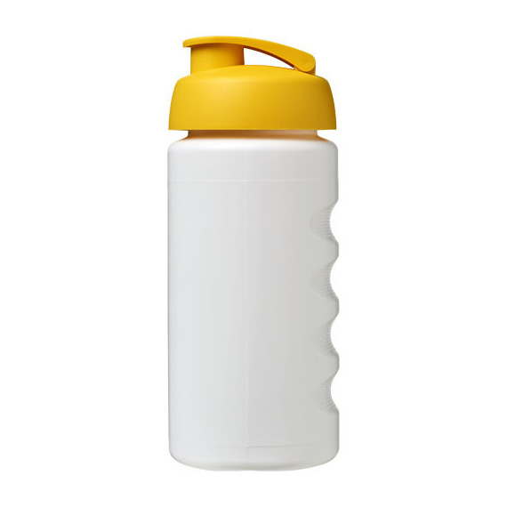 Bouteille publicitaire de sport Baseline® Plus GRIP 500ml avec couvercle à clapet